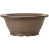 Bonsaischale 26x26x10cm Antik-Grau Rund Unglasiert -Pflanzenladen h26 627 ag