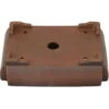Bonsaischale 26.5x19x6.5cm Antik-Braun Rechteckig Unglasiert -Pflanzenladen h27 177 ab