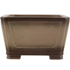 Bonsaischale 29.5x29.5x18cm Antik-Grau Sonstige Form Unglasiert