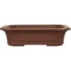 Bonsaischale 33.5x26.5x8.5cm Braun Rechteckig Unglasiert -Pflanzenladen h34 193 b
