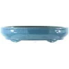 Bonsaischale 34x26.5x7cm Hellblau Oval Glasiert -Pflanzenladen h34 315 hb
