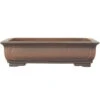 Bonsaischale 34.5x26x9cm Antik-Braun Rechteckig Unglasiert