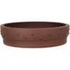 Bonsaischale 34.5x34.5x9cm Braun Rund Unglasiert