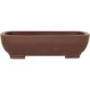 Bonsaischale 36.5x28.5x10cm Braun Rechteckig Unglasiert