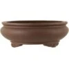 Bonsaischale 39x39x14cm Braun Rund Unglasiert -Pflanzenladen h39 602 b
