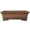 Bonsaischale 41x31x12.5cm Antik-Braun Rechteckig Unglasiert