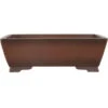 Bonsaischale 44x33x14.5cm Antik-Braun Rechteckig Unglasiert -Pflanzenladen h44 200 ab