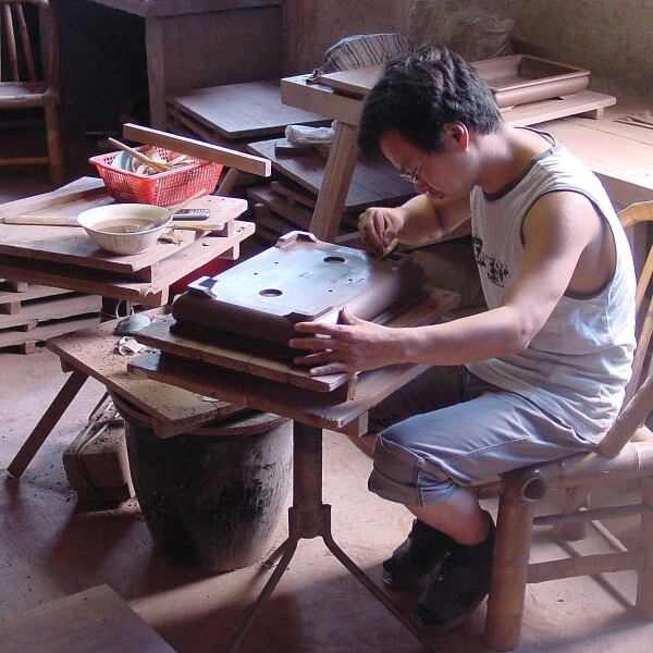 Bonsaischale 51.5x42x11.5cm Braun Oval Unglasiert 6 Bonsaischale 51.5x42x11.5cm Braun Oval Unglasiert – Bild 4