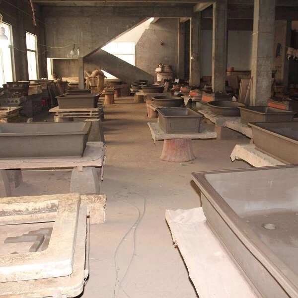 Bonsaischale 51.5x42x11.5cm Braun Oval Unglasiert 7 Bonsaischale 51.5x42x11.5cm Braun Oval Unglasiert – Bild 5