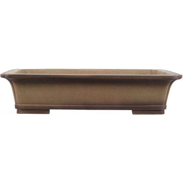 Bonsaischale 57x43x13cm Antik-Grau Rechteckig Unglasiert 3 Bonsaischale 57x43x13cm Antik-Grau Rechteckig Unglasiert