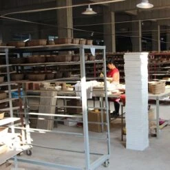 Bonsaischale 14x14x8.5cm Dunkelbraun Quadratisch Unglasiert -Pflanzenladen s14 824 db5