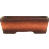 Bonsaischale 15x11x5cm Antik-Rotbraun Rechteckig Unglasiert