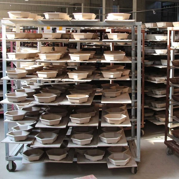 Bonsaischale 18.5x18.5x5.5cm Dunkelbraun Achteckig Unglasiert 5 Bonsaischale 18.5x18.5x5.5cm Dunkelbraun Achteckig Unglasiert – Bild 3