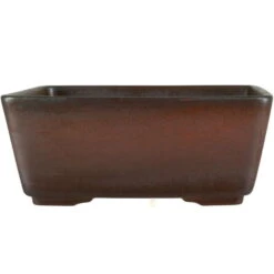 Bonsaischale 21x21x8.5cm Antik-Braun Sonstige Form Unglasiert