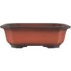 Bonsaischale 21.5x21.5x6.5cm Antik-Rotbraun Sonstige Form Unglasiert -Pflanzenladen s22 839 ar
