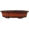 Bonsaischale 25x16.5x6cm Antik-Rotbraun Lotusförmig Unglasiert -Pflanzenladen s25 840 ar