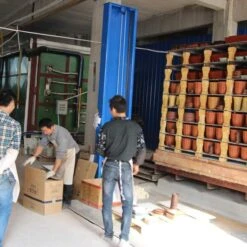 Bonsaischale 26x20x6.5cm Dunkelbraun Rechteckig Unglasiert -Pflanzenladen s26 021 db6