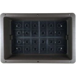 Bonsaischale 70x48x22.5cm Dunkelbraun Rechteckig Kunststoff -Pflanzenladen z ps r70 db4