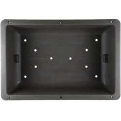 Bonsaischale 70x48x22.5cm Dunkelbraun Rechteckig Kunststoff -Pflanzenladen z ps r70 db5